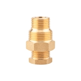 Сальник для ввода саморег. кабеля в трубу 1/2"-3/4" латунь (пищ.) 