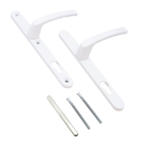 Комплект ручек c пружиной ЛДМ 92 (RAL 9016 белый)