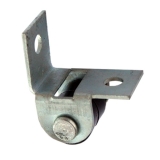 Ролик мебельный выкатной № 531, оцинкованная опора, 2 шт, (уп.)