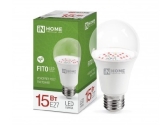 Лампа светодиодная ФИТО А60 Е27 15W 230V (in Home)