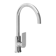 Смеситель AVRORA д/кухни Logo AV3421 с высоким поворот. изливом**