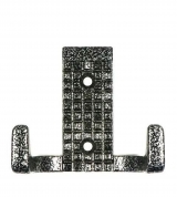 Крючок-вешалка №29 с полимерным покрытием, черная