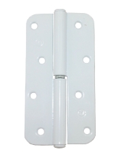 Петля накладная ПН1 длина 130мм, с полимерным покрытием, правая