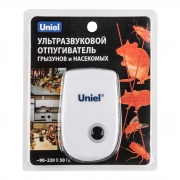 Отпугиватель насекомых и грызунов Uniel UDR-E11 80м2 белый 