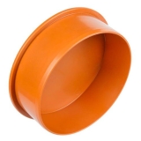 Заглушка 110 наружная канализационная (цвет;рыжий)