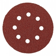 Круг абразивный на ворсовой основе под липучку, перфорированный 125мм P120 (5шт)