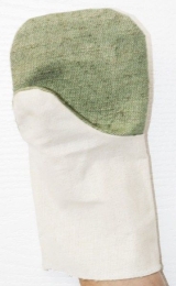 Рукавицы х/б с брезентовым наладонником 