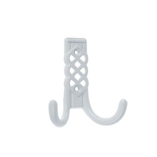 Крючок-вешалка №30 с полимерным покрытием, белая
