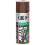 КУДО KU-1012 Эмаль аэрозольная универсальная коричневая (0,52л)