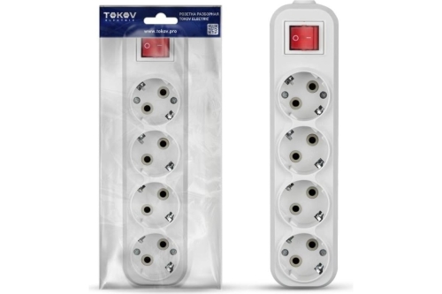 Колодка 4 гн с/з с выкл