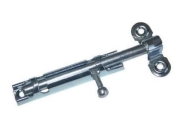 Задвижка накладная (шпингалет) оцинкованная, длина корпуса 80мм ЗТ (5 шт)