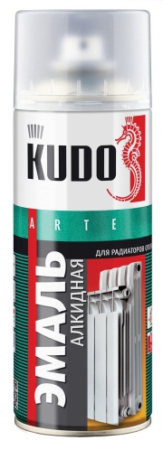 КУДО 5101 Эмаль для радиаторов отопления белая (0,52л)