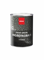 Грунт-эмаль молотковая MÖKKE чёрный 0,8 кг (1кор 14шт)