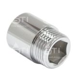 Удлинитель хром импорт 3/4" 10мм