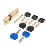 Цилиндровый механизм АЛЛЮР DL-01 90 (30х10х50) ВР перекод. 5+2 перф./кл.