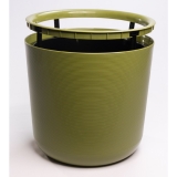 Горшок ЛИОН 16,6л d30 h30 Папоротник с вкладкой