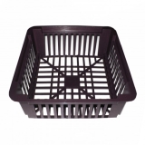 Корзина д/луковичных квадратная 245*205*69мм черная
