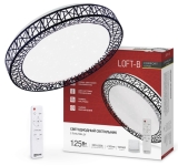 Св-к св/д COMFORT LOFT-B 125Вт 230В 3000-6500К 10000лм 500х105мм с пультом ДУ InHome