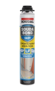 Клей - пена Соудал полиуретановый Soudabond Easy 750 мл ЗИМА (1кор=12 шт), арт.127285*