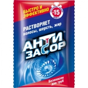 Средство гранул. Антизасор д/удаления засора в трубах 70 г.