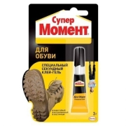 Клей Супер Момент для обуви блистер карта 3 гр
