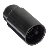 Патрон карболитовый подвесной Е14, черный