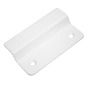 Ручка для внешнего закрывания балконной двери металл (бел) 