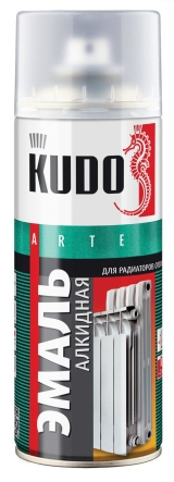 КУДО 5101 Эмаль для радиаторов отопления белая (0,52л)