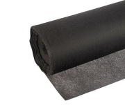 Геотекстиль пл.150г/кв.м ширина 1,6м (1рул 25м) черный