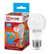 Лампа светодиодная шар А60 Е27 12W 4000К (in Home)