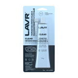 Герметик-прокладка прозрачный высокотемпературный Clear LAVR, 70 гр (1кор 12шт)