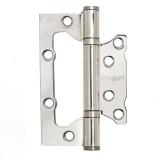 Петля накладная ПНУ без врезки длина 100мм (2,5 мм) хром