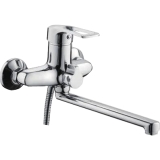 Смеситель Frap д/ванны F22701-В нерж. Длина излива L-30F**