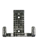 Крючок-вешалка №29 с полимерным покрытием, черная