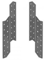 Держатель балки Левый 210х40х1,8мм 