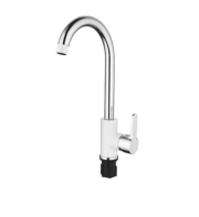 Смеситель Accoona д/кухни A4567G белый высокий излив**