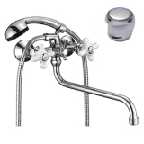 Смеситель D-Lin д/ванны D145811 с кругл. изливом, хром  