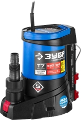 ЗУБР Профессионал НПЧ-Т7-550 АкваСенсор дренажный насос, с регул. датчиком уровня и мин. уровнем отк