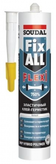 Клей-герметик Соудал Фикс Алл Flexi черный 290 мл (1кор=12 шт) 134901 
