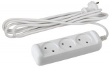Удлинитель ЭРА 3 роз. 5 м. б/з ПВС 2х0.75, 6А/1300Вт