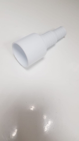 Адаптор д/стир машины, прямой, бел 40мм