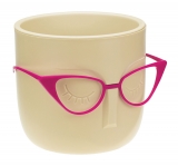 Кашпо МАРИ 0,65л D115мм со вставкой Белая глина