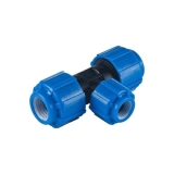 Тройник 32х20мм, переходной компрессионный, для ПЭ труб,