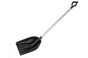 Лопата снеговая "Купец" 410х460мм c накладкой, алюминиевым черенком и V-ручкой* 