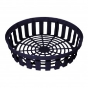 Корзина д/луковичных круглая d300*h80мм черная 