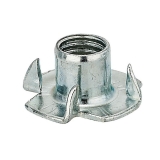 Гайка крыльчатая врезная, цинк DIN 1624 М6 (уп. 60 шт)"