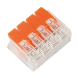 Клемма соединительная СК-221-414 компактная (4,0мм2) (4 провода) (1 упак-100шт)