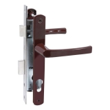 Замок врезной с ручкой БУЛАТ ЗВ4-1.25.01.8017 коричневый БЕЗ МЦ
