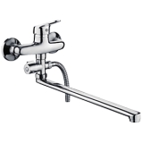 Смеситель D-Lin д/ванны D140302-2 с прямым изливом, хром  