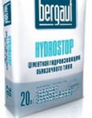 Гидроизоляция Бергауф Hydrostop цементная (20кг) (1п 64шт)